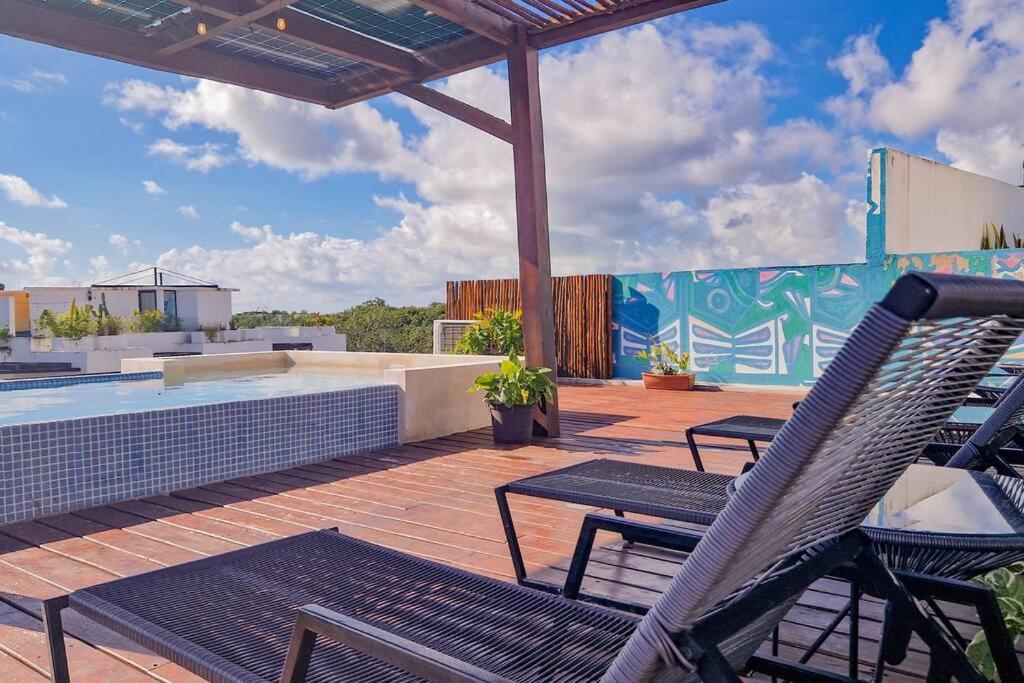 Eco-Friendly And Modern Loft 4 By Noox Leilighet Tulum Eksteriør bilde
